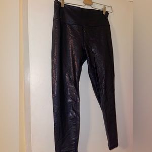 Zyia Blue Twlight Luxe Hi Rise Leggings